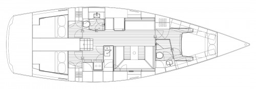 Hansheng 45 production sail yacht 13