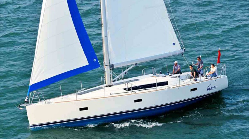 Hansheng 45 production sail yacht 1