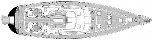 Grey Lady custom yacht deckplan